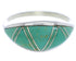Sterling Silver Turquoise Inlay Southwest Ring Size 6-1/4 ZX36310